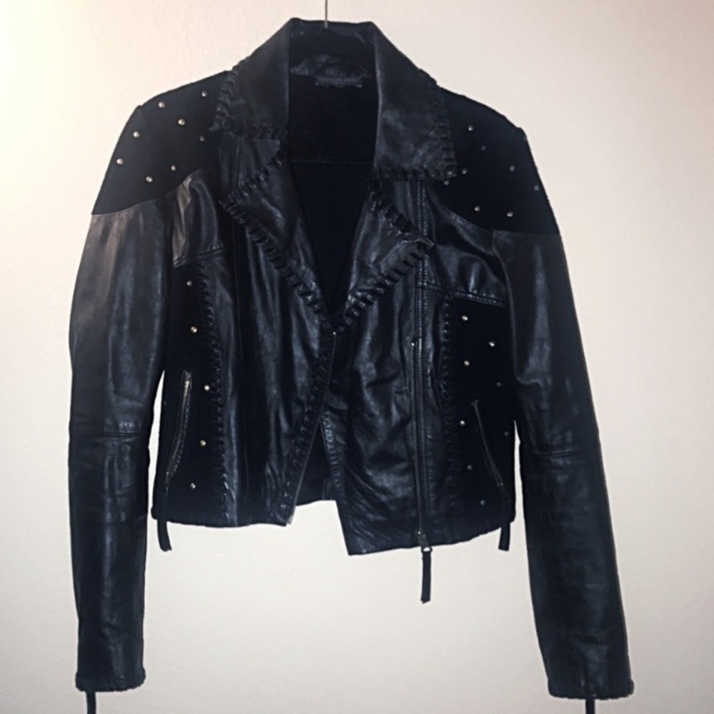 Alexander McQueen leather jacket